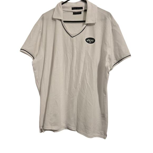 New York Jets Polo Shirt 2X Dunbrooke Moisture Wicking NFL Men’s - Picture 1 of 6
